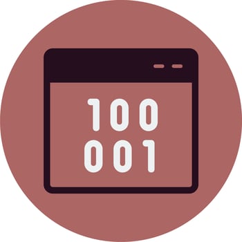 Binary Vector Icon
