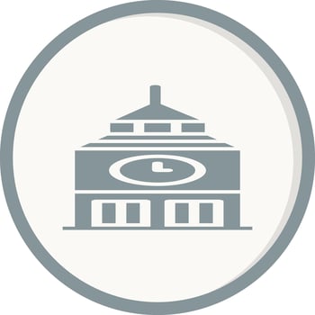 Clock Tower Vector Icon