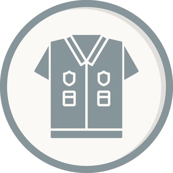Police Uniform Vector Icon
