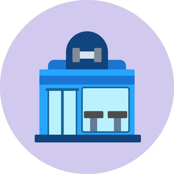 Gym Vector Icon