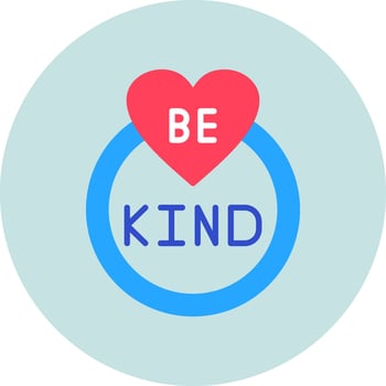 Be Kind Vector Icon
