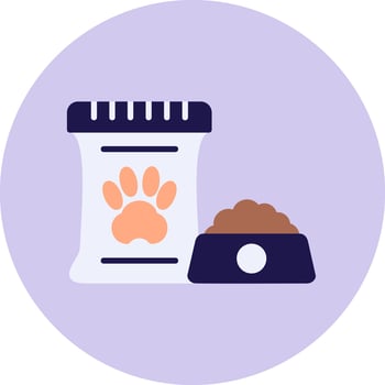 pet food Vector Icon