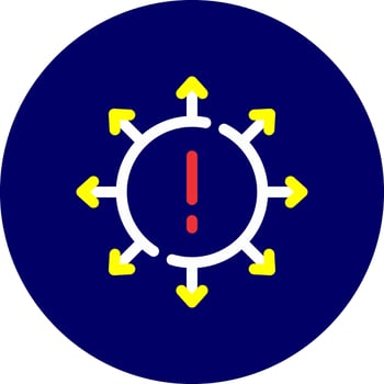 Diversification Creative Icon Design vector