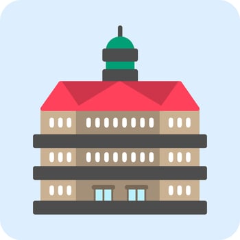 Royal Palace Vector Icon