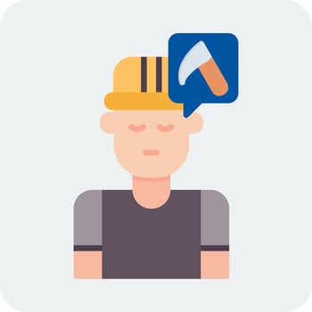 Miner Vector Icon