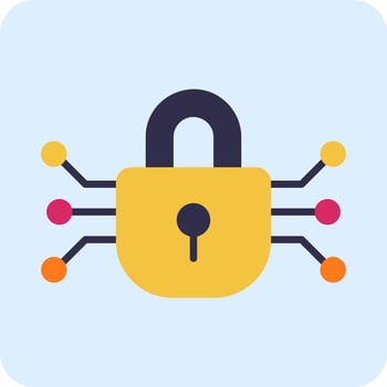 Data Encryption Vector Icon