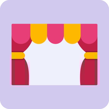 Stage Vector Icon