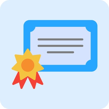 Certificate Vector Icon