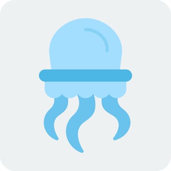 Jellyfish Vector Icon