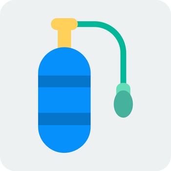 Oxygen Tank Vector Icon