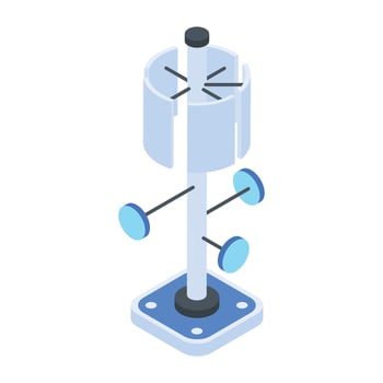 Collection of Isometric Communication Icon vector
