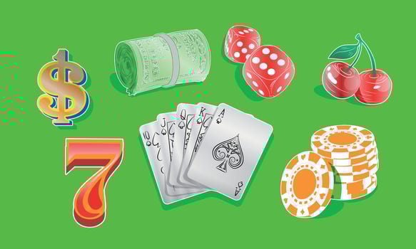 Casino Elements Illustration vector