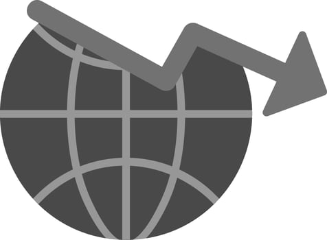 Economic Crisis Vector Icon