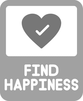 Find Happiness Vector Icon