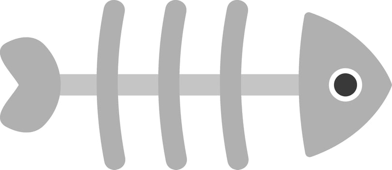 Fishbones Vector Icon