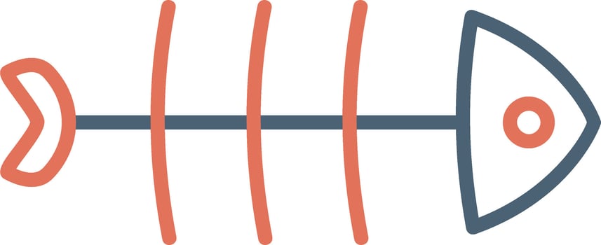 Fishbones Vector Icon