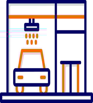 Carwash Vector Icon