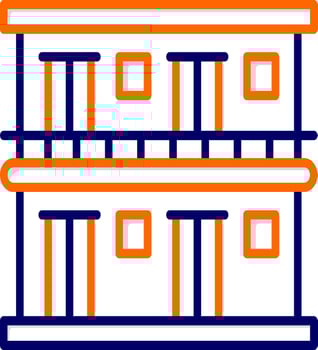 Motel Vector Icon
