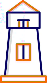 Lighthouse Vector Icon