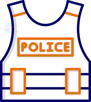 Body Armor Vector Icon