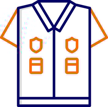 Police Uniform Vector Icon