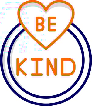 Be Kind Vector Icon
