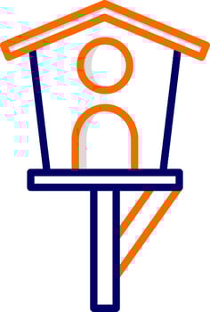 bird house Vector Icon