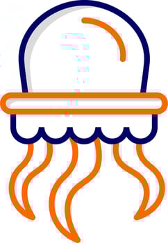 Jellyfish Vector Icon