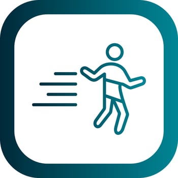 Shopping Sprinter Vector Icon Design
