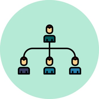 Hierarchy Vector Icon