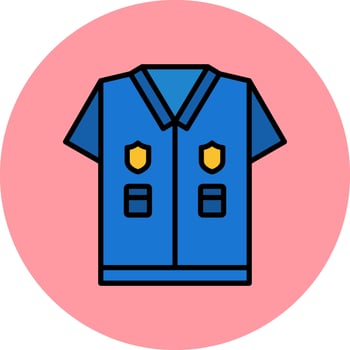 Police Uniform Vector Icon