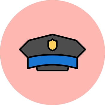 Police Hat Vector Icon