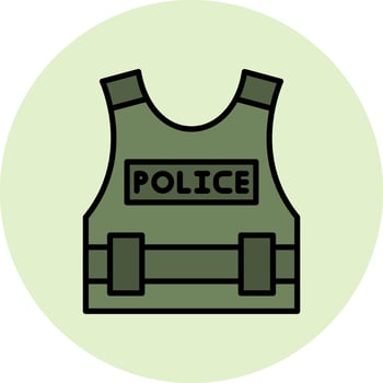 Body Armor Vector Icon