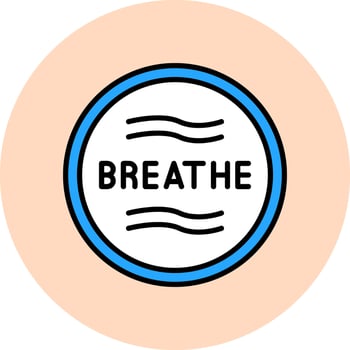 Breathe Vector Icon