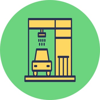 Carwash Vector Icon