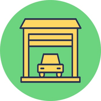 Garage Vector Icon