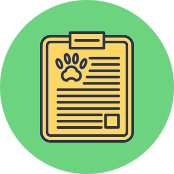 medical report Vector Icon