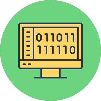 Binary Vector Icon