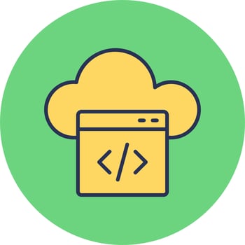Cloud Service Vector Icon