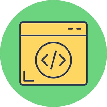 Web Programming Vector Icon