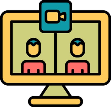 Videocall Vector Icon