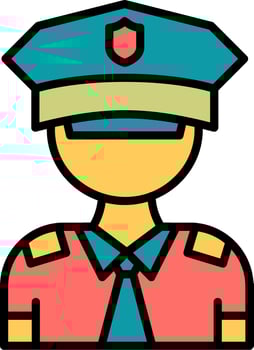 Policeman Vector Icon