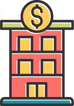 Bank Vector Icon