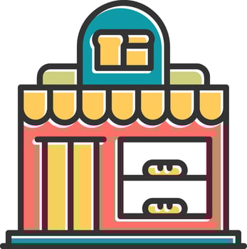 Bakery Shop Vector Icon