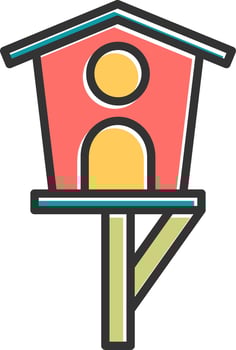 bird house Vector Icon