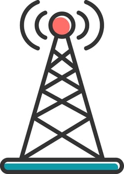 Broadcast Vector Icon