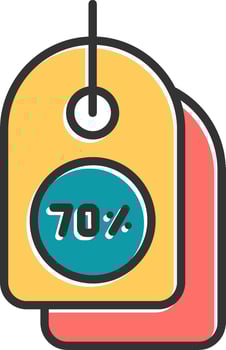 Disscount Tag Vector Icon