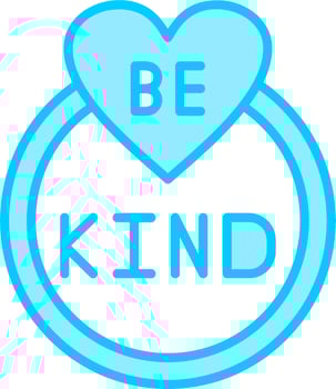 Be Kind Vector Icon