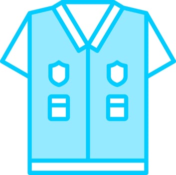 Police Uniform Vector Icon