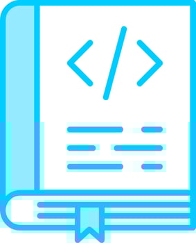 Coding Book Vector Icon
